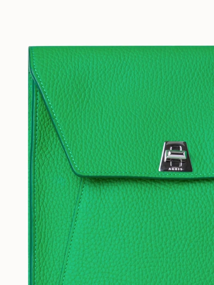 Little Anouk Messenger Bag In Leather Bamboo Women Akris Messenger Bags
