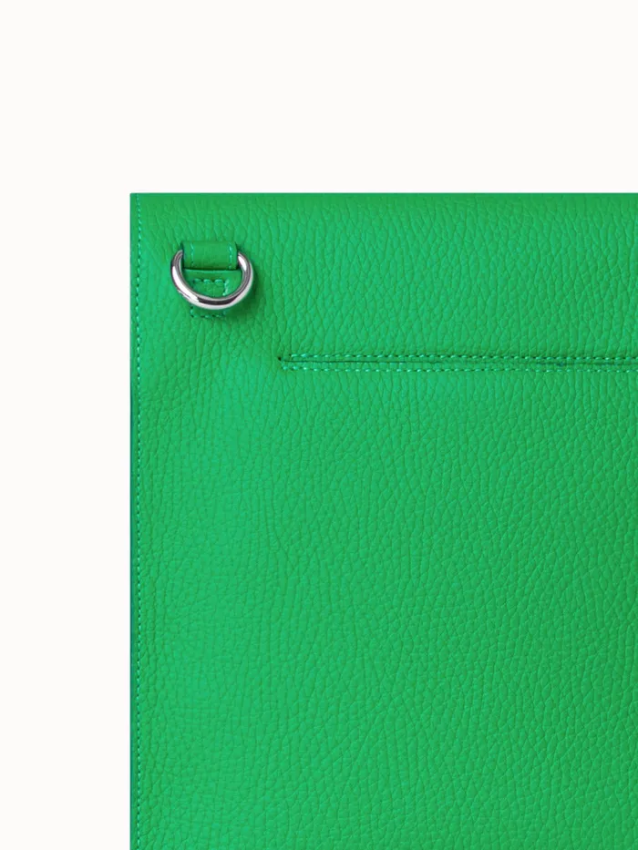 Little Anouk Messenger Bag In Leather Bamboo Women Akris Messenger Bags