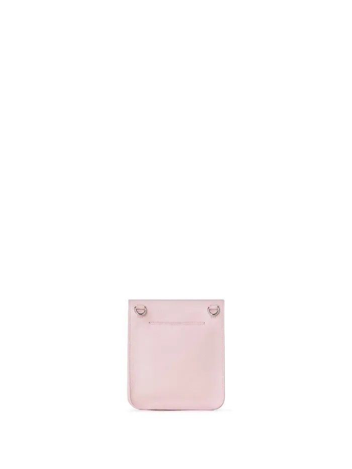 Little Anouk Messenger In Calf Leather Pale Rose Women Akris Crossbody Bags