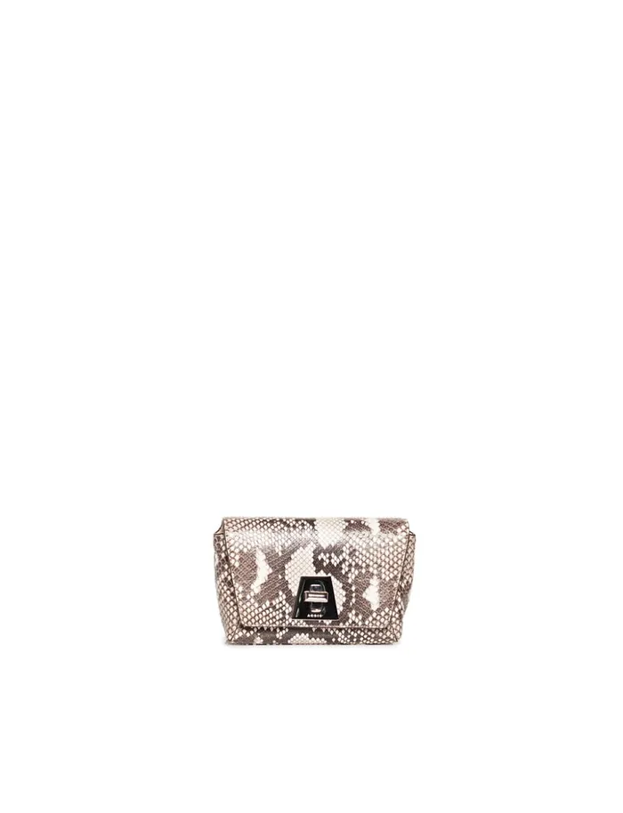 Little Day Bag In Python Leather Rock Women Akris Crossbody Bags