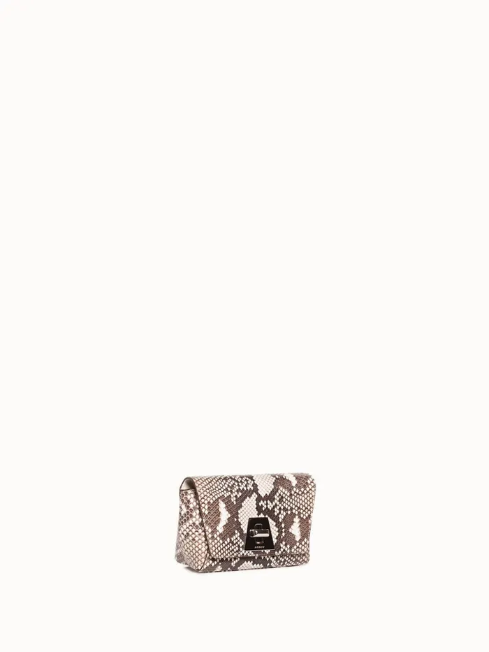 Little Day Bag In Python Leather Rock Women Akris Crossbody Bags