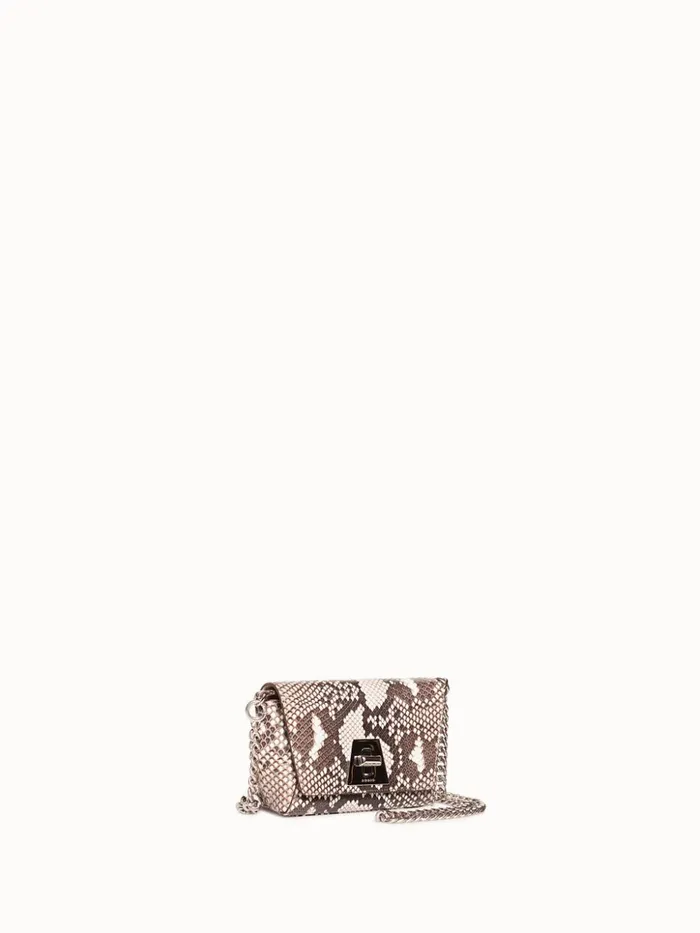 Little Day Bag In Python Leather Rock Women Akris Crossbody Bags