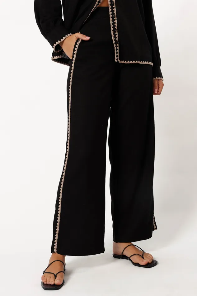 Loungewear Women petalandpup Calyse Pants 8211 Black Black