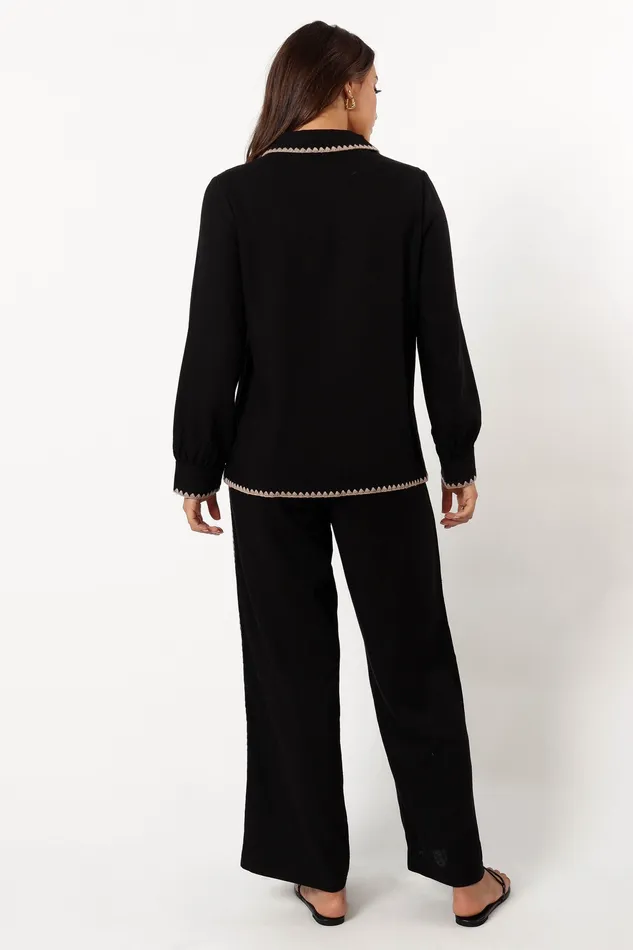 Loungewear Women petalandpup Calyse Pants 8211 Black Black