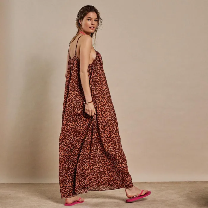 Love Stories Dresses Apricot Dress Leopard Brown 8211 Women