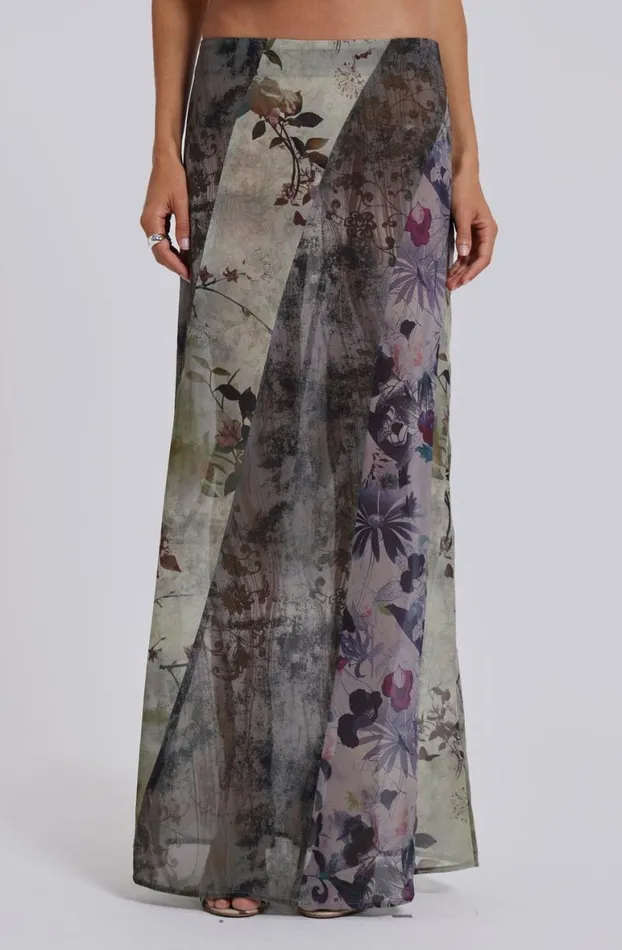 Maxi Skirts Women Jaded London Asteria Panelled Maxi Skirt