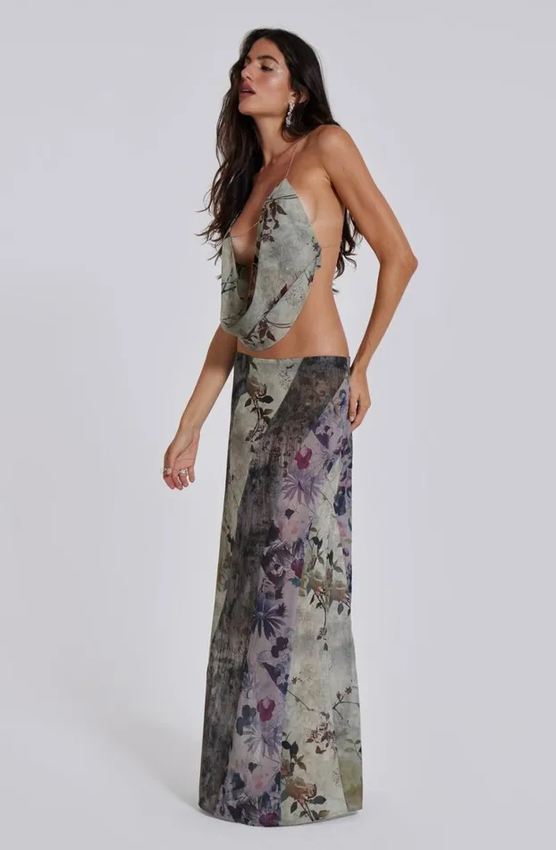 Maxi Skirts Women Jaded London Asteria Panelled Maxi Skirt