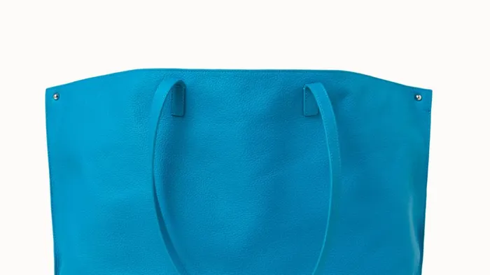 Medium Leather Handbag Peacock Women Akris Tote Bags