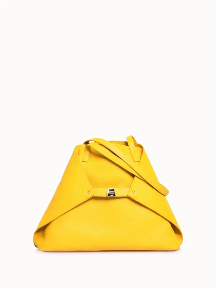 Medium Shoulder Bag In Cervocalf Leather Kodak Women Akris Tote Bags