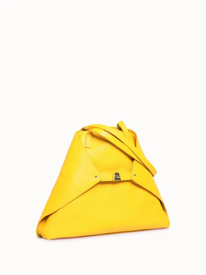 Medium Shoulder Bag In Cervocalf Leather Kodak Women Akris Tote Bags