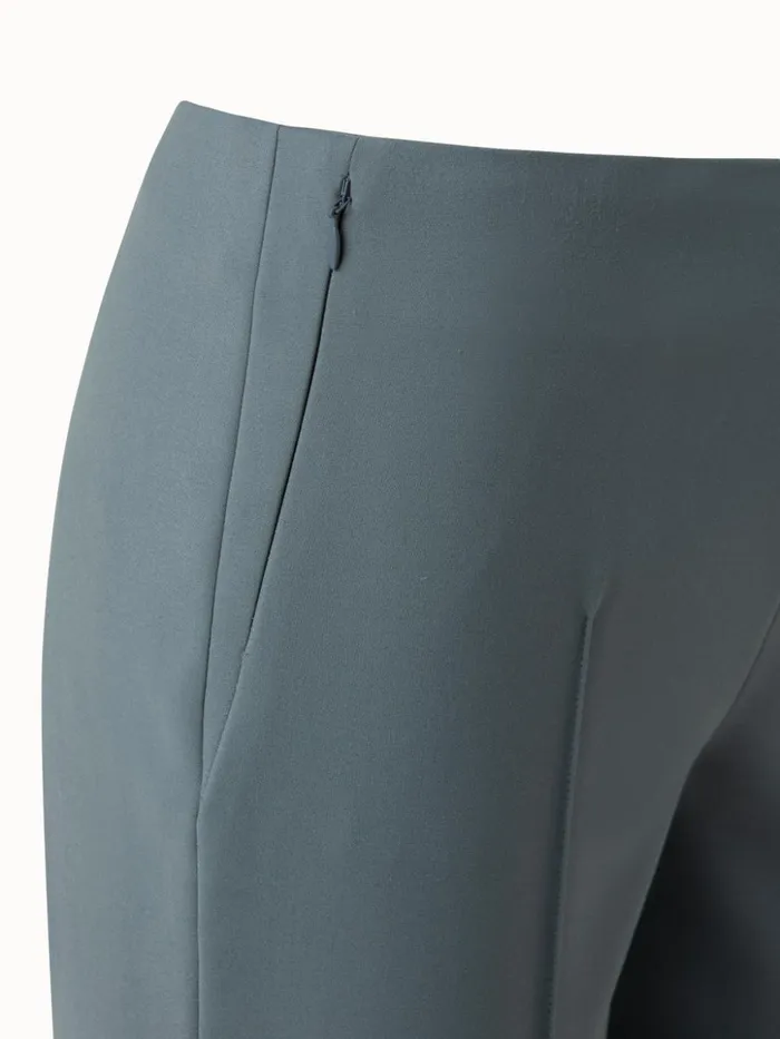 Melissa Cotton Techno Stretch Pant Slate Women Akris Pants