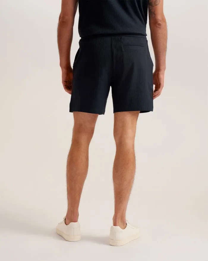 Men AIRGA 8211 Textured Jersey Shorts Navy Ted Baker Shorts Men AIRGA 8211 Textured Jersey Shorts Navy Ted Baker Shorts