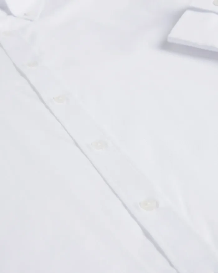 Men ALLARDO 8211 Long Sleeve Cotton Oxford Shirt White Ted Baker Shirts