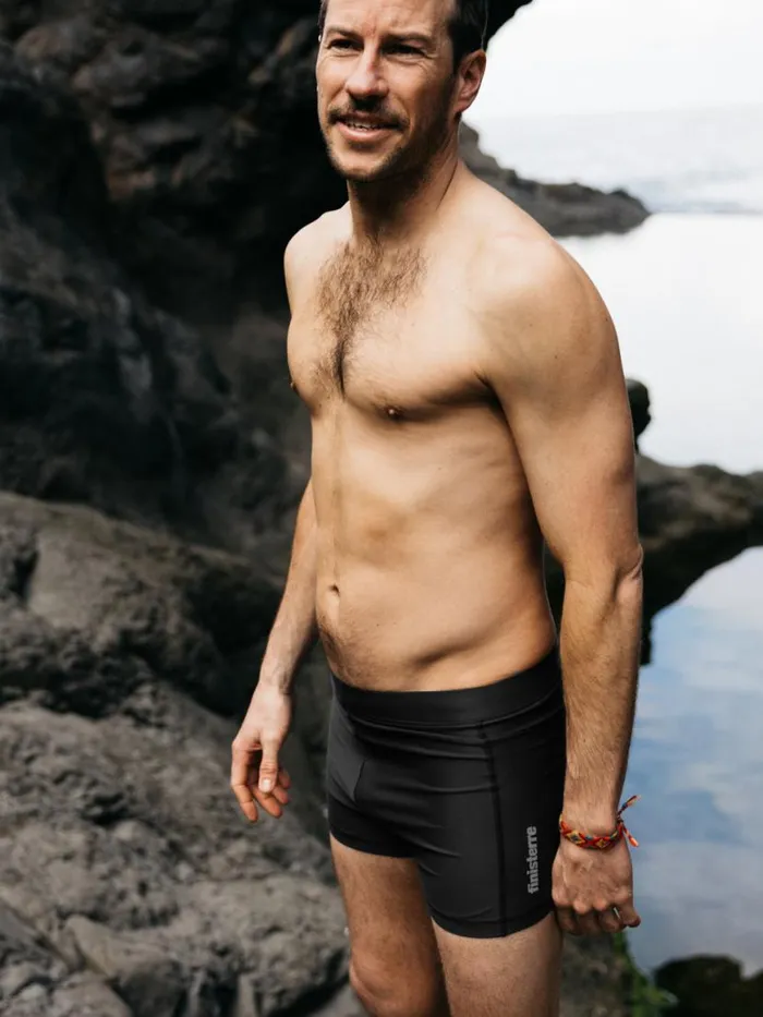 Men Aonyx Swim Trunk Graphite Finisterre Swim Shorts and Board Shorts
