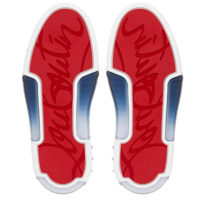 Men Astroloubi Sneakers 8211 Denim And Rubber 8211 Denim Christian Louboutin Sneakers