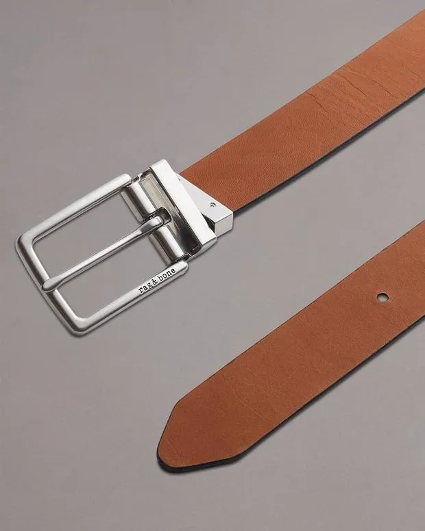 Men Belts Rag and Bone Carter Reversible Belt Black Brown