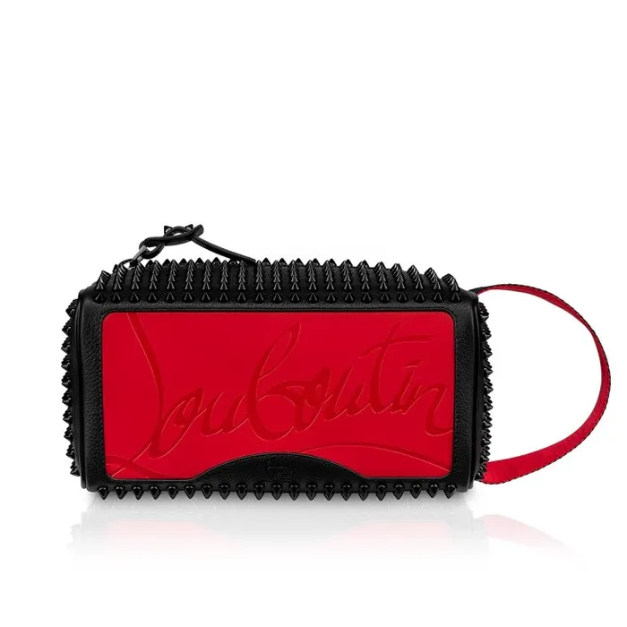 Men Blaster Pouch 8211 Calf Leather And Spikes 8211 Black Christian Louboutin Mini Bags and Pouches