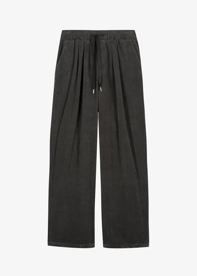 Men Brixton Corduroy Joggers 8211 Charcoal The Frankie Shop Bottoms