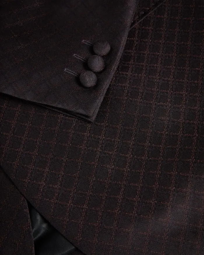 Men CADNEY 8211 Patterned Wool Blend Blazer Black Ted Baker Coats and Jackets Men CADNEY 8211 Patterned Wool Blend Blazer Black Ted Baker Coats and Jackets