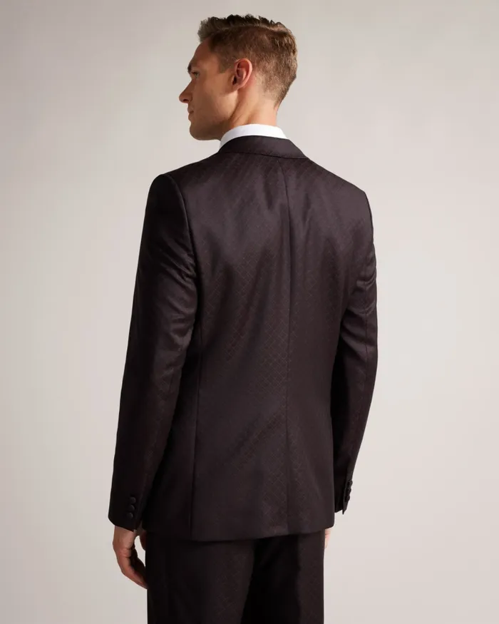 Men CADNEY 8211 Patterned Wool Blend Blazer Black Ted Baker Coats and Jackets Men CADNEY 8211 Patterned Wool Blend Blazer Black Ted Baker Coats and Jackets