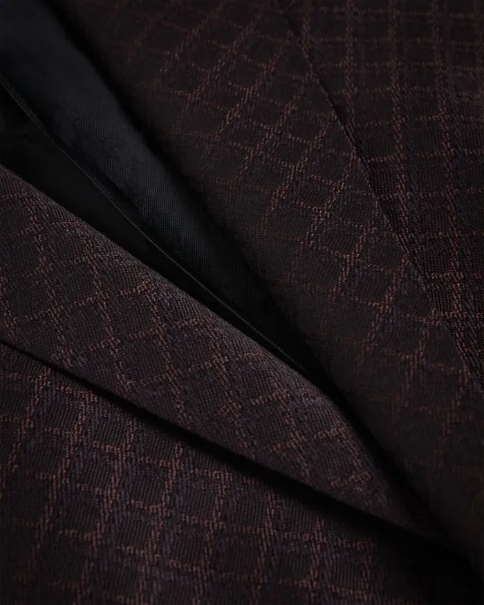 Men CADNEY 8211 Patterned Wool Blend Blazer Black Ted Baker Coats and Jackets Men CADNEY 8211 Patterned Wool Blend Blazer Black Ted Baker Coats and Jackets