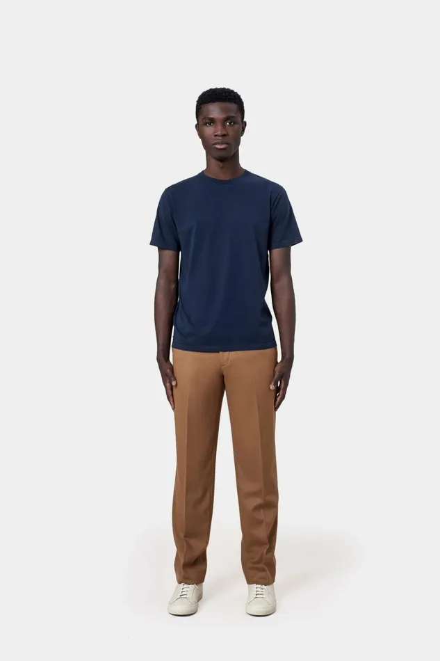 Men Classic Organic Tee Sahara Camel Colorful Standard TShirts
