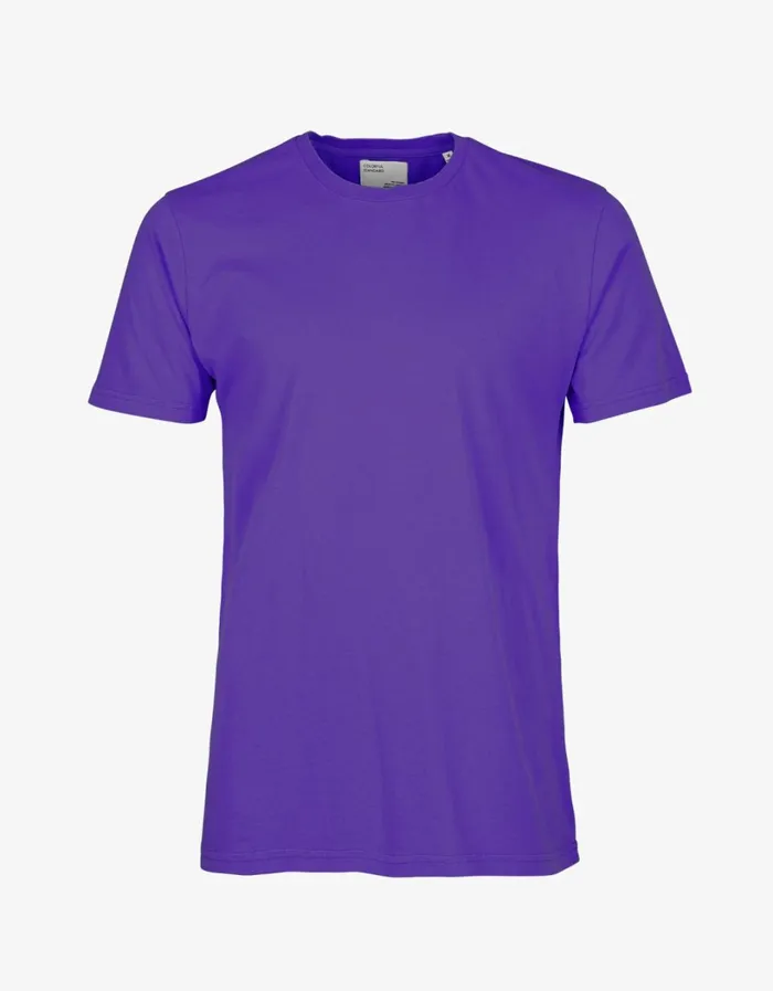 Men Classic Organic Tee Ultra Violet Colorful Standard TShirts