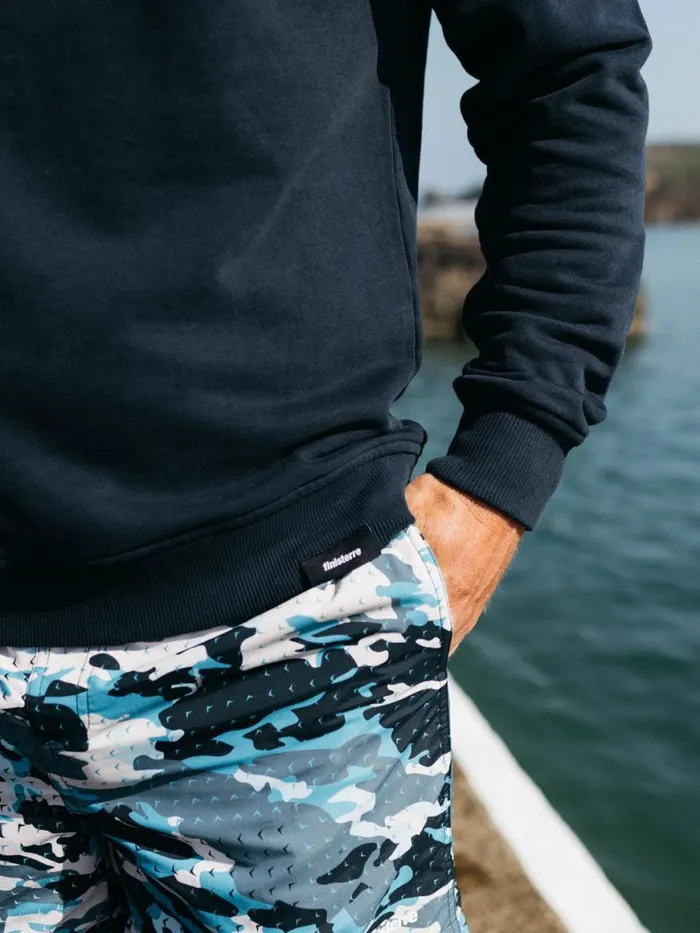 Men Coho Sweatshirt Navy Finisterre Sweatshirts and Hoodies