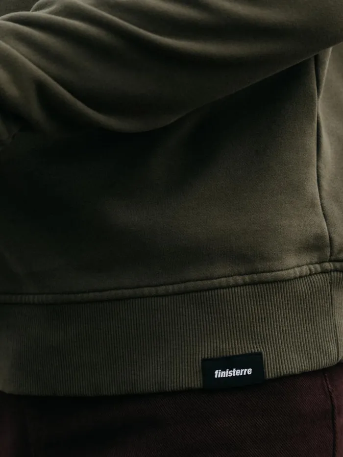 Men Coho Sweatshirt Olive Finisterre Sweatshirts and Hoodies