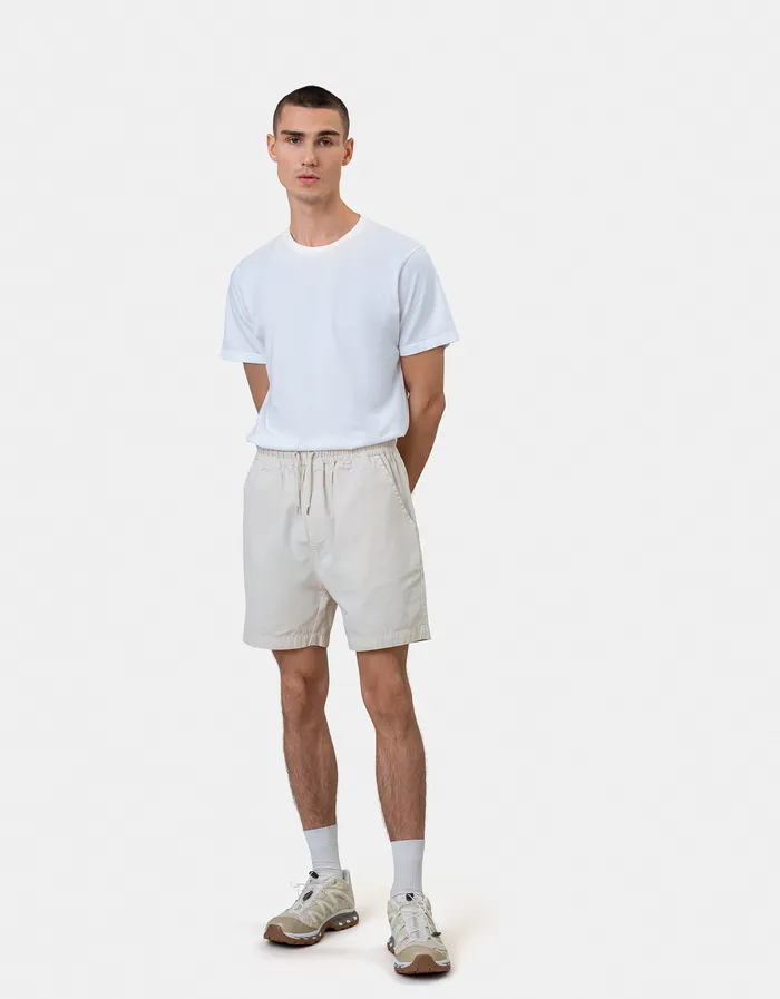 Men Colorfulstandard Organic Twill Shorts 8211 Cloudy Grey Shorts