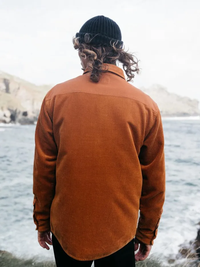 Men Cordium Shirt Sable Finisterre Shirts