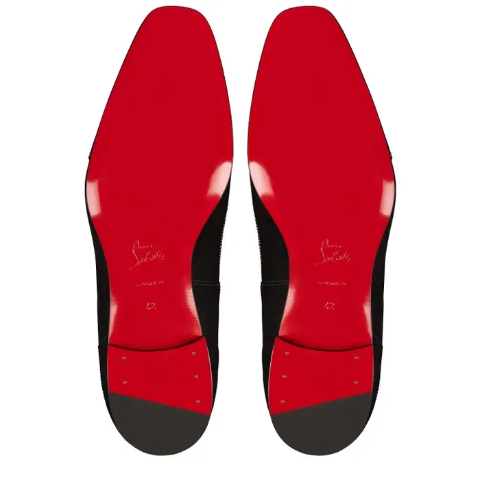 Men Dandysiago Loafers 8211 Veau Velours And Strass 8211 Black Christian Louboutin Loafers and Moccasins