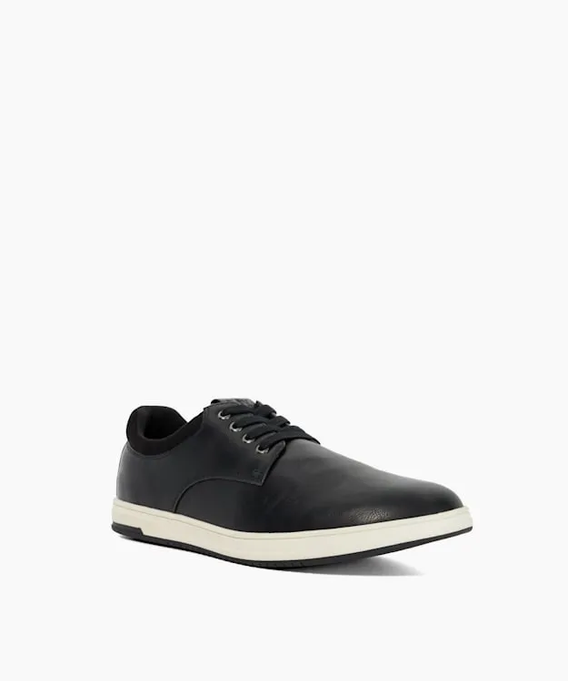 Men Dune London Black Shoes LaceUp Trainers Black