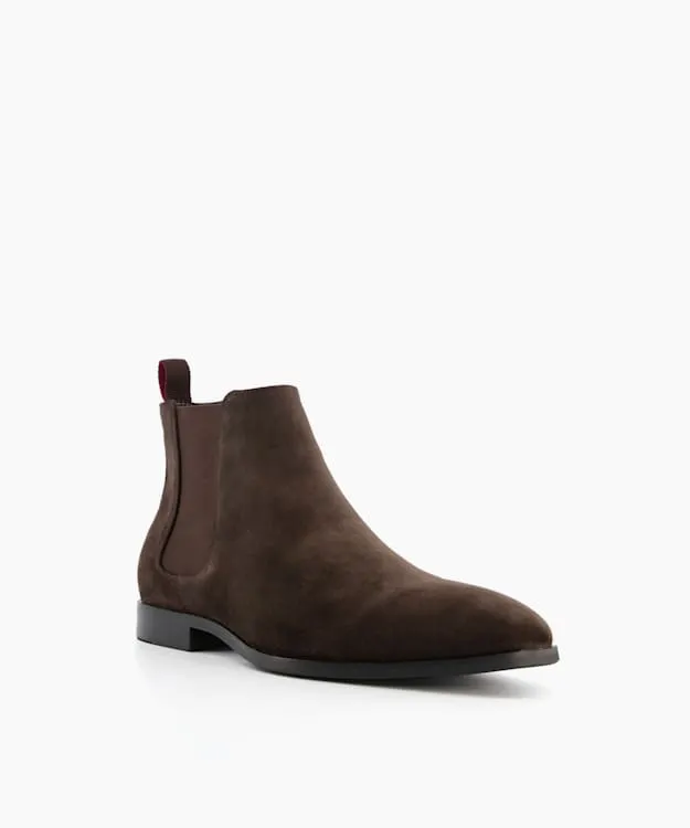 Men Dune London Chelsea Boots AlmondToe Chelsea Boots Brown