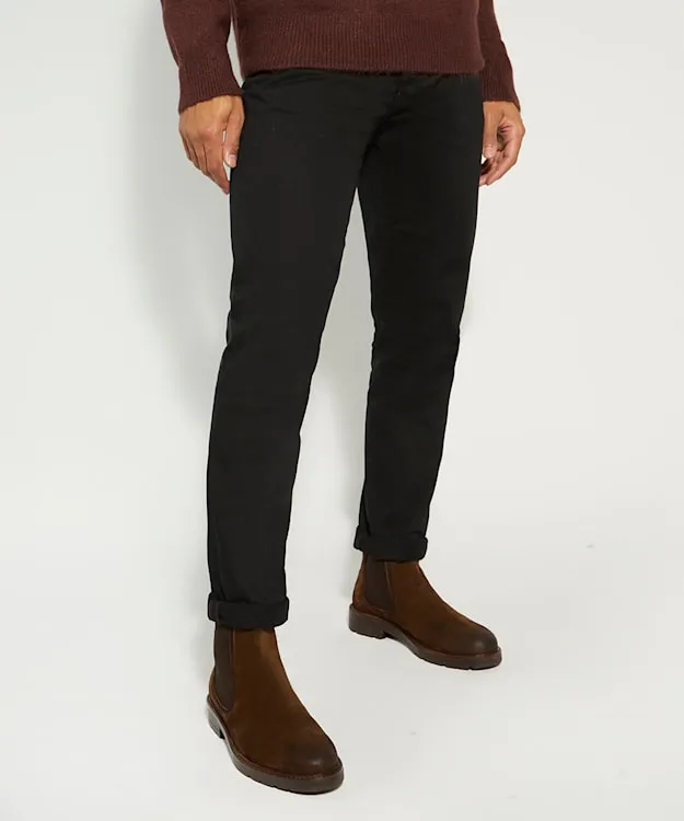 Men Dune London Chelsea Boots Casual Suede Chelsea Boots Brown