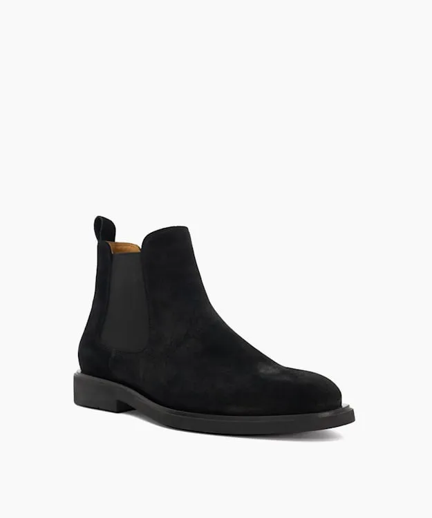 Men Dune London Chelsea Boots Signature Slip On Boots Black