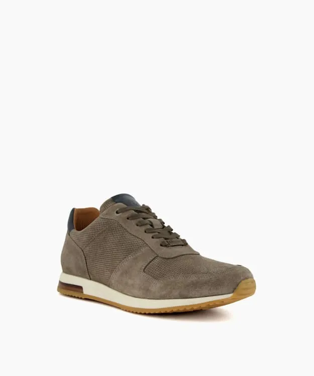 Men Dune London Trainers LaceUp Runner Trainers Grey