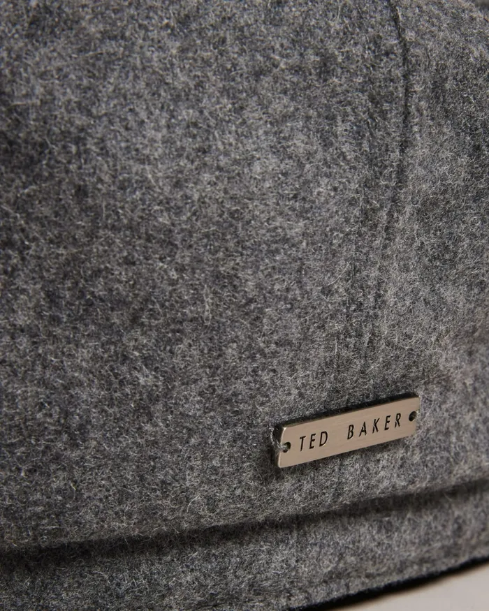 Men ELIOTTI 8211 Woollen Baker Boy Hat Grey Ted Baker Hats and Caps