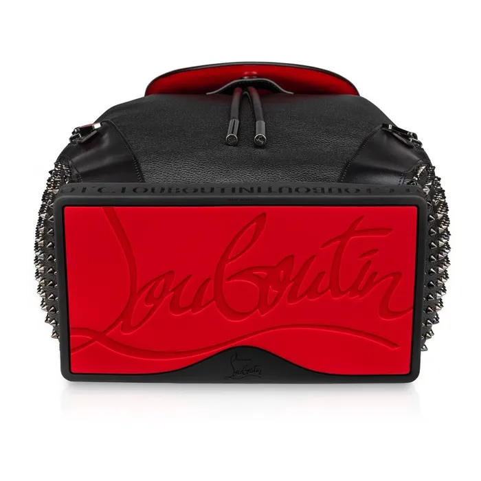 Men Explorafunk Backpack 8211 Grained Calf Leather 8211 Black Christian Louboutin Crossbody Bags