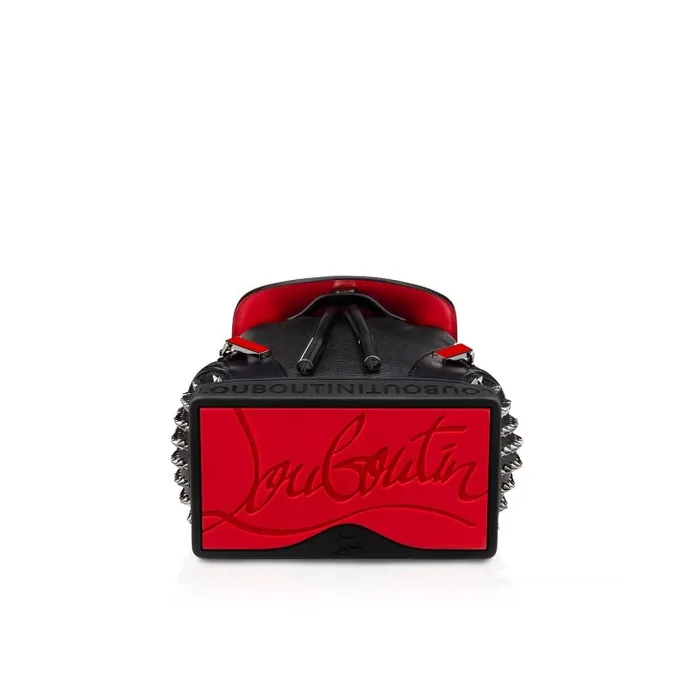 Men Explorafunk Small Backpack 8211 Calf Leather And Spikes 8211 Black Christian Louboutin Crossbody Bags