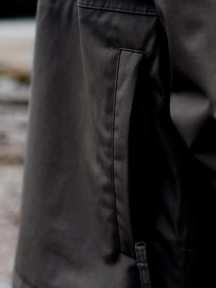 Men F28 Field Jacket Raven Black Finisterre Jackets Coats and Gilets
