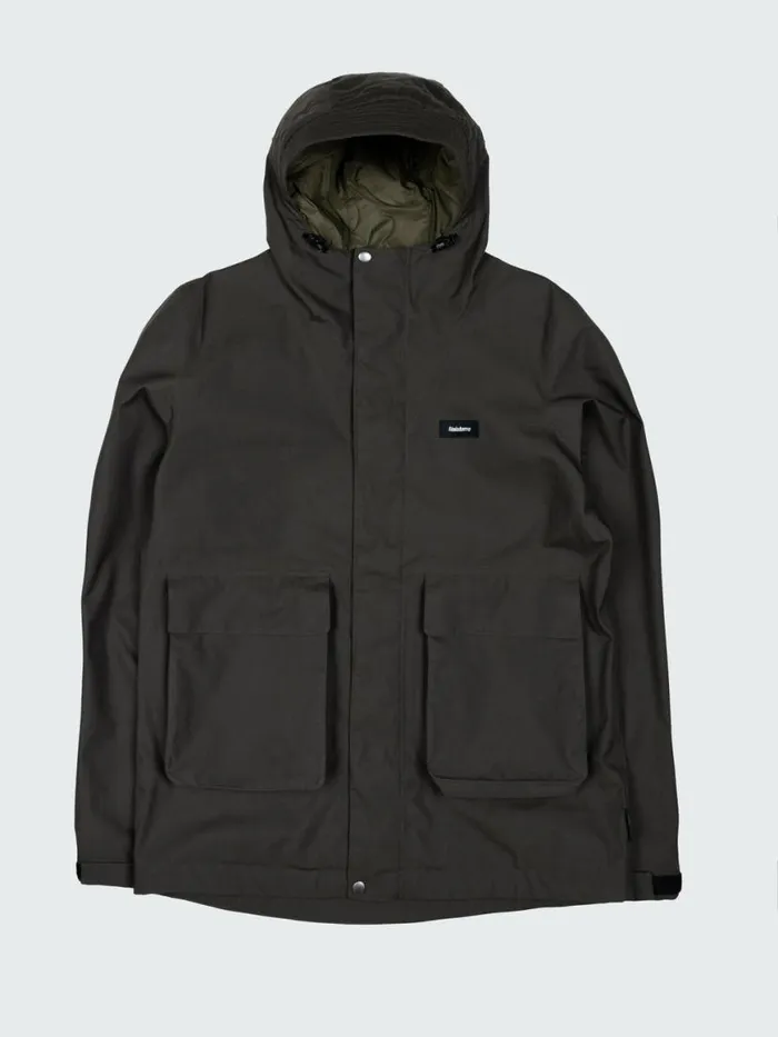 Men F28 Field Jacket Raven Black Finisterre Jackets Coats and Gilets