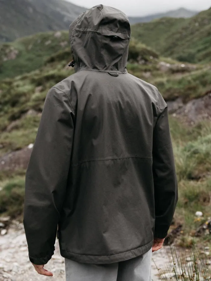 Men F28 Field Jacket Raven Black Finisterre Jackets Coats and Gilets