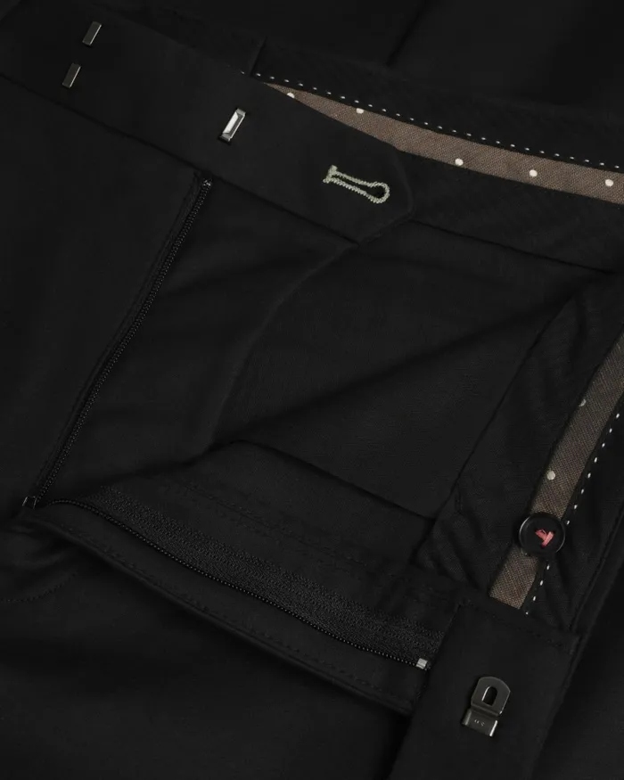 Men FELIXT 8211 Slim Fit Cotton Tailored Trousers Black Ted Baker Trousers and Chinos Men FELIXT 8211 Slim Fit Cotton Tailored Trousers Black Ted Baker Trousers and Chinos