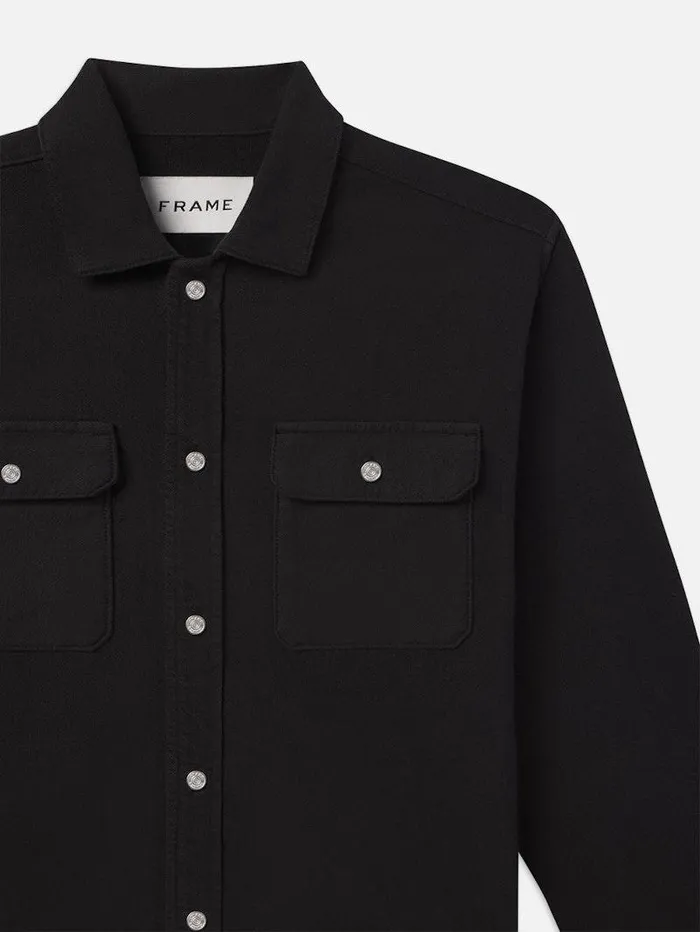 Men FRAME Jackets and Coats Textured Terry Overshirt