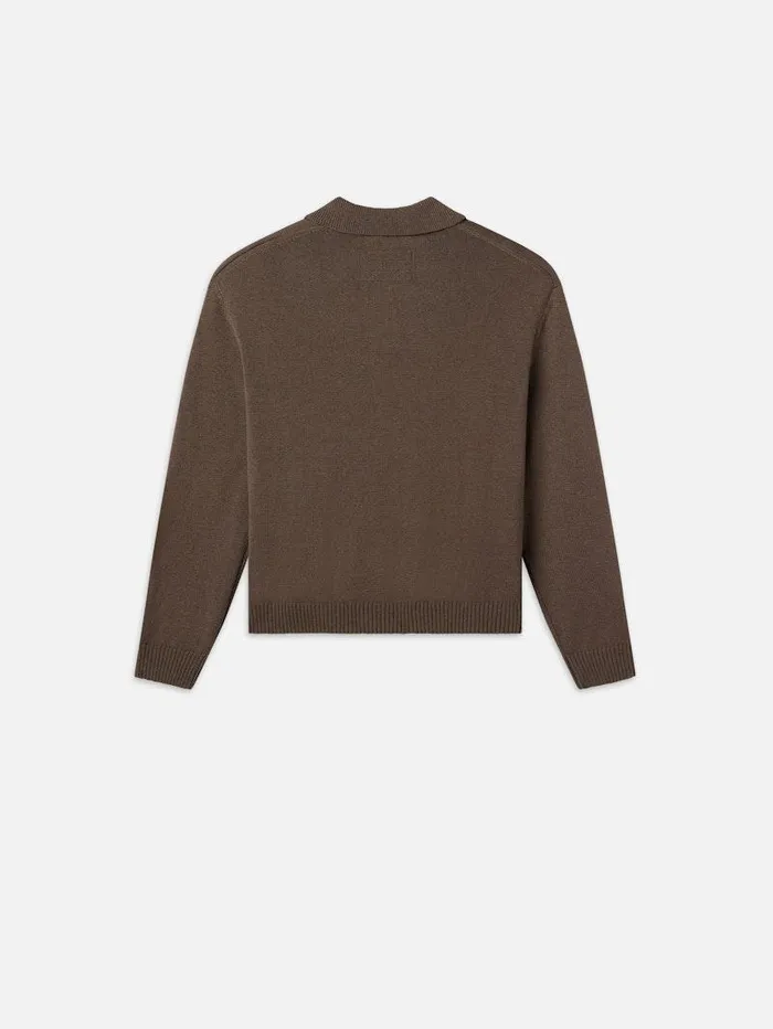 Men FRAME Sweaters and Hoodies Silk Blend Polo Sweater Men FRAME Sweaters and Hoodies Silk Blend Polo Sweater