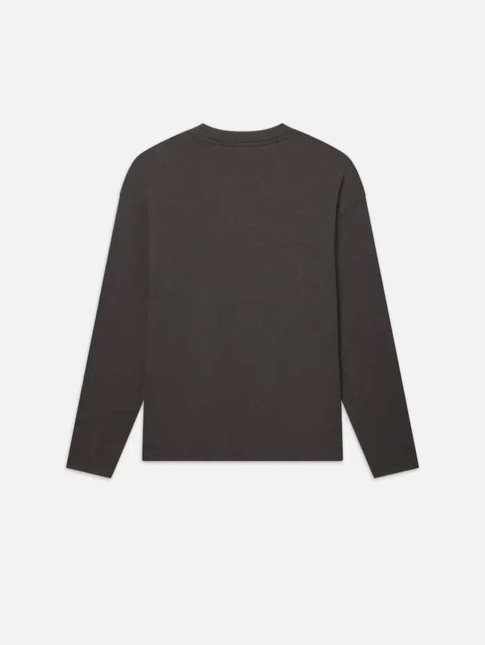 Men FRAME Tees and Polos Long Sleeve Woolen Tee Men FRAME Tees and Polos Long Sleeve Woolen Tee