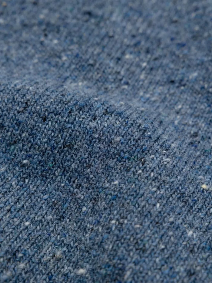 Men Furlong Roll Neck Jumper Indigo Finisterre Knitwear