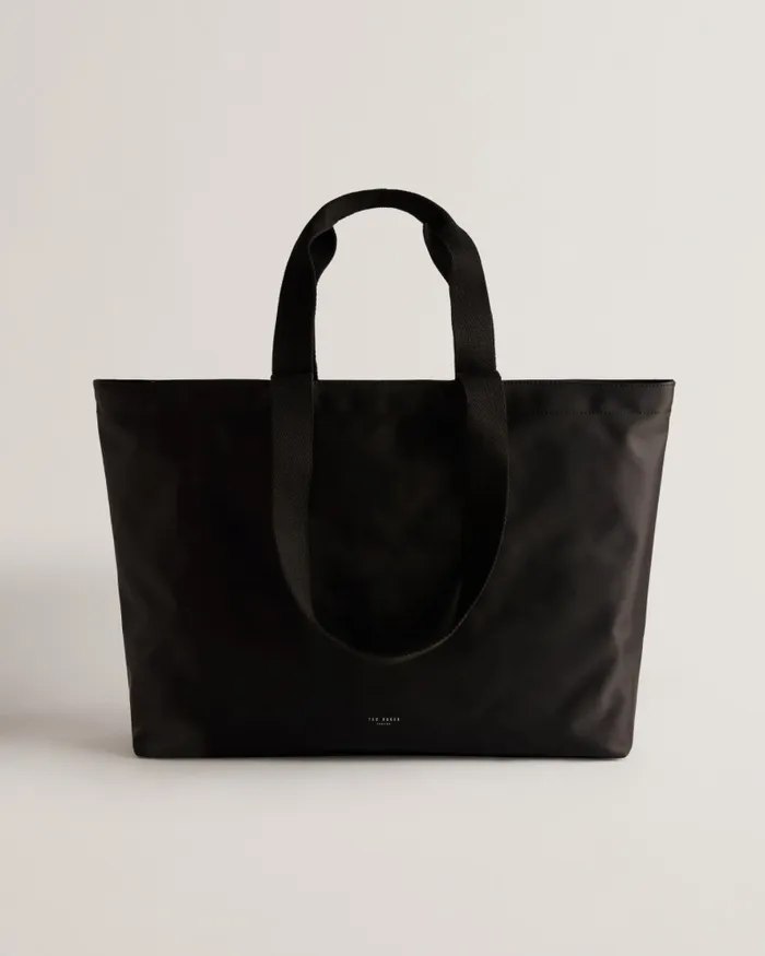 Men HEILYN 8211 Nylon Tote Bag With Webbing Handles Black Ted Baker Holdalls and Weekend Bags