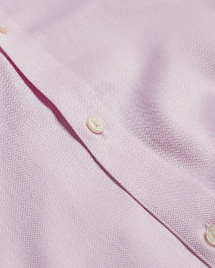 Men ILDATON 8211 Long Sleeve Herringbone Shirt Light Pink Ted Baker Shirts Men ILDATON 8211 Long Sleeve Herringbone Shirt Light Pink Ted Baker Shirts